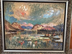 Sailboat Oil Painting