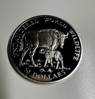 Cook-Island 50 Dollar Ag Proof