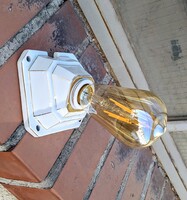 Art nouveau - Art deco porcelán fali lámpa
