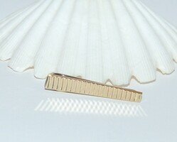 Classic Silver Tie Clip with 22 Carat Gold Plating