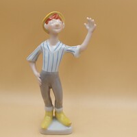 Szonntagh Éva Kőbányai/ Drasche porcelán Lottó  Ottó,  Lottó  Fiú figura