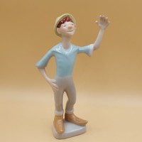 Szonntagh Éva Kőbányai/ Drasche  Porcelán Lottó  Ottó, Lottó  Fiú figura