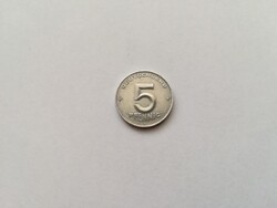 Németország ( Kelet-Németország, NDK) 5 Pfennig 1953 A