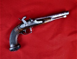 CSODÁS, ANTIK, ELÖLTÖLTŐS  PISZTOLY, PÁRIZS, CA. 1770!!!