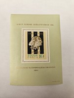 1961-es Liszt Ferenc blokk **