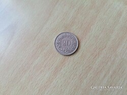 Svájc  20 Rappen 1961