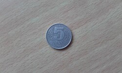 Németország ( Kelet-Németország, NDK) 5 Pfennig 1968 A