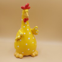 Retro  kerámia tyúk figura