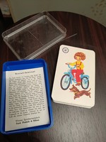 Retró kvartett kártya