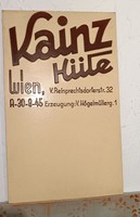 Régi céges reklámtábla