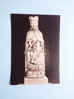 Képeslap (60) - Németország (NDK) - Meissen - Albrechtsburg kastély - A Szentháromság Madonnája