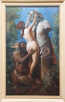 Károly Szegvári / Faun and Nymph