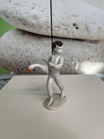 Hollóházi Libatolvaj Porcelán Fiú A120