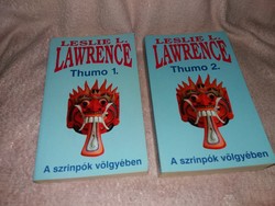 2007. Leslie L. Lawrence - Thumo 1-2. A szrinpók völgyében 1-2. REGÉNY KÖNYV a képek szerint GESTA