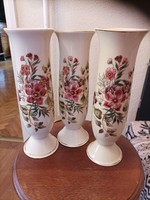 3 db  27 cm-es Zsolnay váza