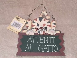 ÚJ cicás fa, fali dísz