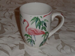 Flamingó porcelán csésze, bögre