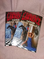 2006. Leslie L. Lawrence - Három sötét király 1-2. REGÉNY KÖNYV a képek szerint GESTA