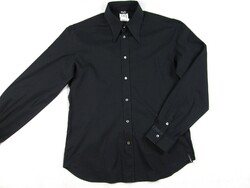 EREDETI DOLCE&GABBANA (M) ELEGÁNS FEKETE HOSSZÚ UJJÚ FÉRFI RUGALMAS ING