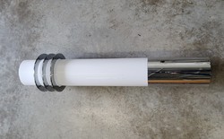 Glashütte Limburg nagyméretű króm üveg fali lámpa