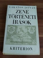 Lakatos István: Zenetörténeti írások, 1971