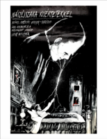 NÁSZÉJSZAKA KISÉRTETEKKEL !!! E R E D E T I 1986 !!! Mozi Film Plakát Poszter VG !!!