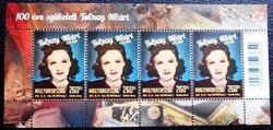 K5180 / 2014 Magyar Előadóművészek - Tolnay Klári kisív postatiszta