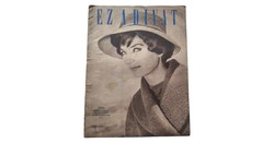 1960 szeptember    /  EZ A DIVAT  /  Eredeti újság Ssz.:  36741