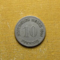 Németország 1896 D 10 pfennig