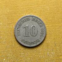 Németország 1900 A 10 pfennig