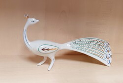 Hollóházi art deco páva