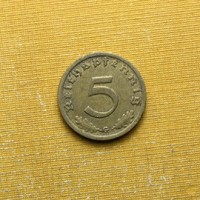 Németország 1938 G 5 pfennig