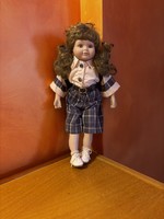 Porcelán fejű vintage baba