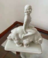 Antik Heubach  porcelán figura