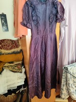 Vintage Lila Selyemruha