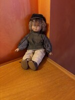 Porcelán fejű vintage baba