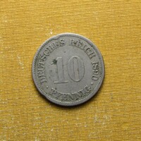 Németország 1890 A 10 pfennig