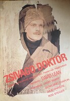 ZSIVÁGÓ DOKTOR !!! E R E D E T I 1985 !!! Mozi Film Plakát Poszter EX !!!