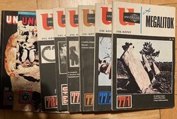 Univerzum 1977-78-81-es kiadványai - 8 db.