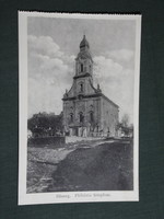 Képeslap,Sümeg,Plébánia templom látkép,részlet,Horváth Gábor kiadás Sümeg,1930-