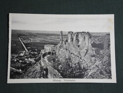Képeslap,Sümeg,Vár látkép,részlet,Horváth Gábor kiadás Sümeg,1930-