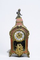 Boulle mantel clock circa 1850 in its original condition b124