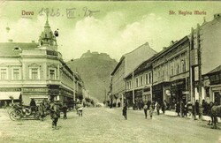 Képeslap: Deva, Románia.