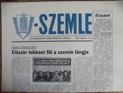 KISZ Szemle újság - 1976. augusztus 14-20. -
