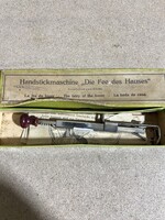 Régi kézi varrógép, "Handstickmaschine". 2804