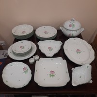 6 személyes Herendi őszirózsás porcelán étkészlet tertia