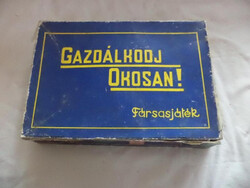 Gazdálkodj okosan retro társas, legrégebbi (1330)