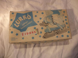 Lurkó retro gyerek korcsolya, dobozos (1070)