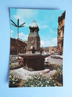 Képeslap (60) - Pécs - Zsolnay-kút 1960-as évek - (Foto: Bakonyi Béla)