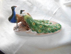 Páva pár - Herendi  porcelán figura